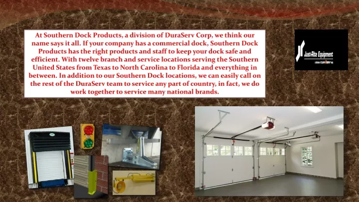 at southern dock products a division of duraserv
