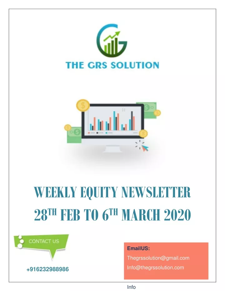 weekly equity newsletter 28 feb to 6 march 2020