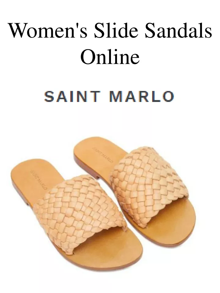 women s slide sandals online