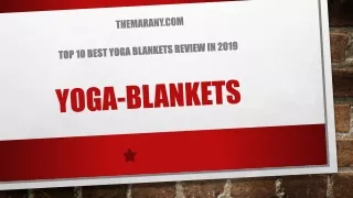 Top 10 Best Yoga Blankets Review