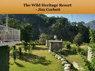 The Wild Heritage Resort in Jim Corbett