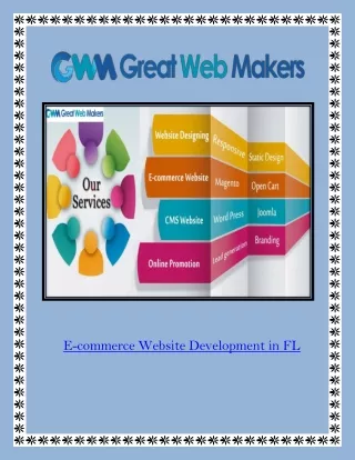 E-commerce Website Development in FL