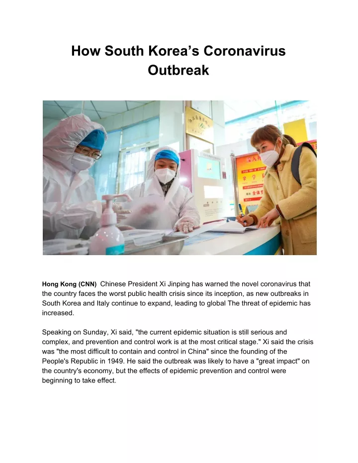 how south korea s coronavirus outbreak