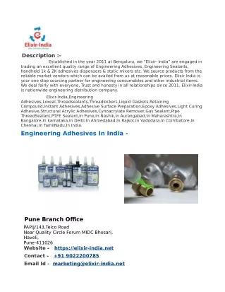 PTFE Sealants In Pune,India