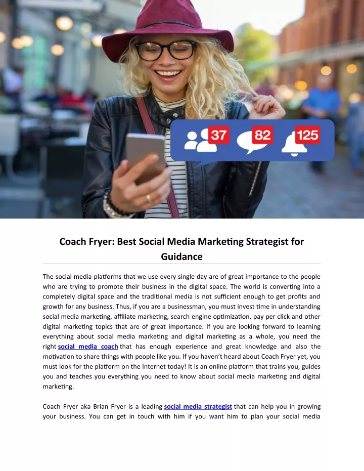 coach fryer best social media marketing