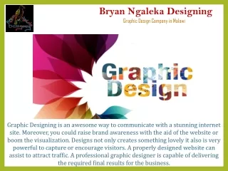 Graphic Designer In Malawi - Bryan Ngaleka Designing