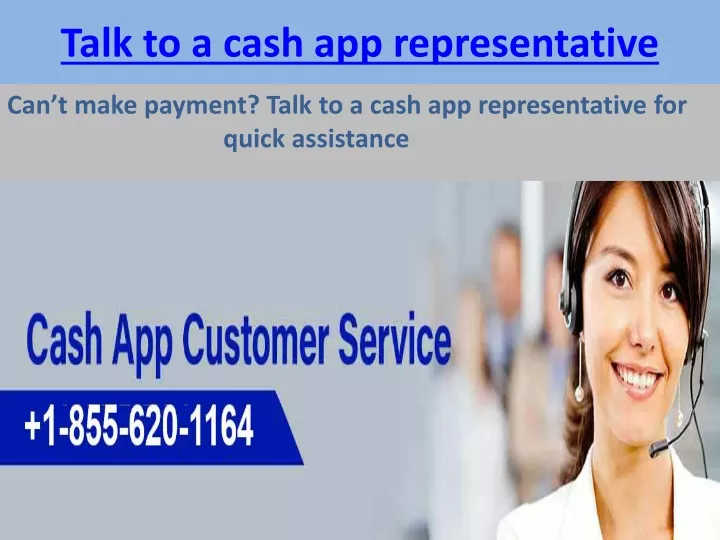 talk to a cash app representative