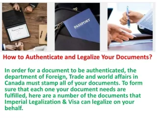 How to Authenticate and Legalize Your Documents?