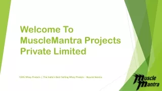 Muscle Mantra Projects Private Limited