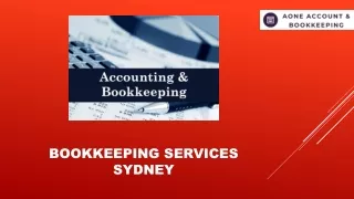 Accounting & Bookkeeping Services Sydney