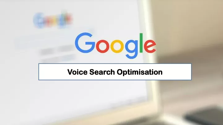 voice search optimisation