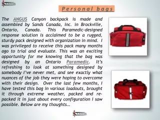 personal bags