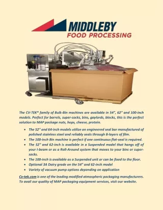 the cv tek family of bulk bin machines