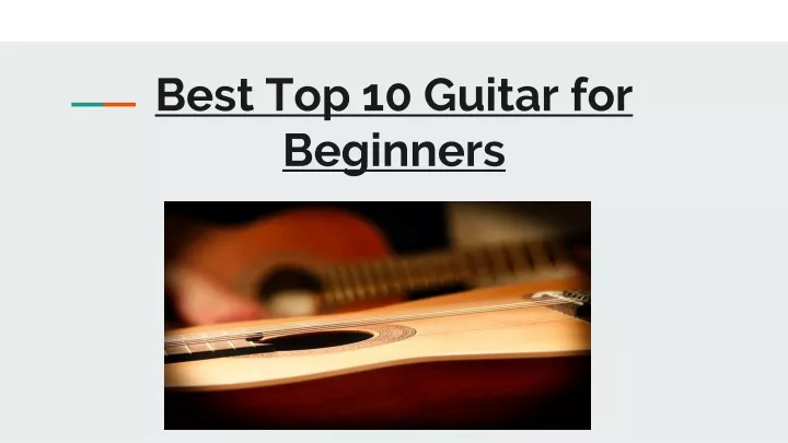best top 10 guitar for beginners