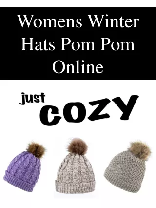 Womens Winter Hats Pom Pom Online