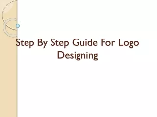 The Beginner's Guide to Logo Design