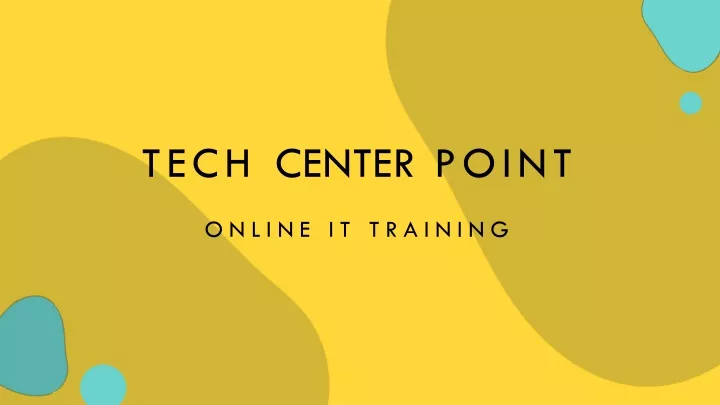tech center point online it training