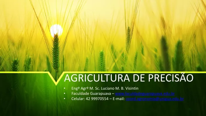 agricultura de precis o