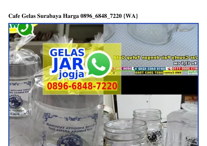 cafe gelas surabaya harga 0896 6848 7220 wa