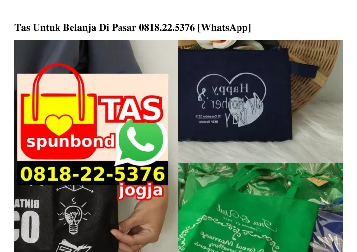 tas untuk belanja di pasar 0818 22 5376 whatsapp