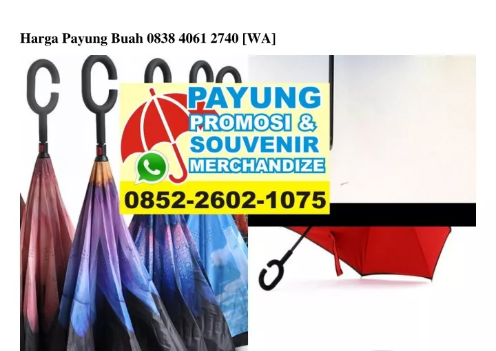 harga payung buah 0838 4061 2740 wa