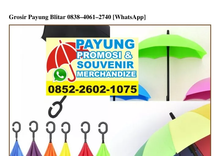 grosir payung blitar 0838 4061 2740 whatsapp