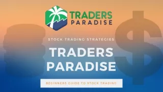 Beginners Guide to Stock Trading - Traders Paradise
