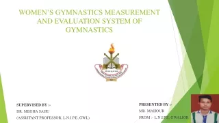 women's gymnastics evaluation system 2017-2020 FIG