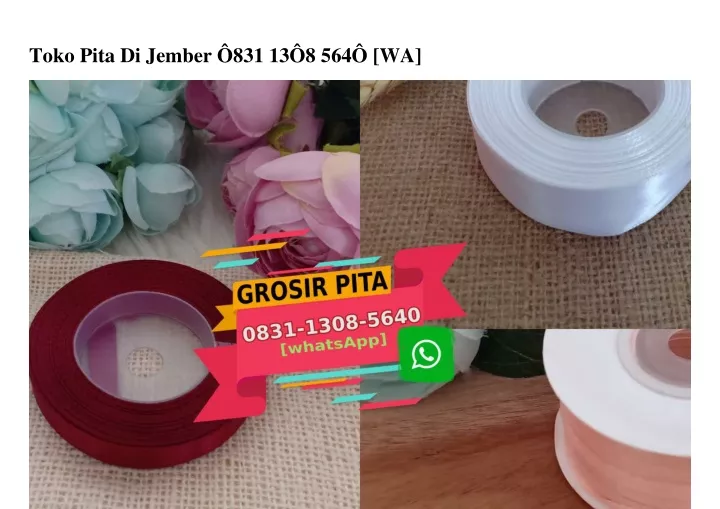 toko pita di jember 831 13 8 564 wa