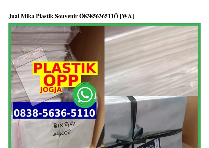 jual mika plastik souvenir 8385636511 wa