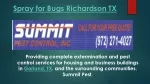 Spray for Bugs Richardson TX - slide 1