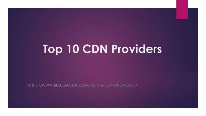 top 10 cdn providers