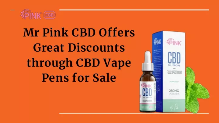 mr pink cbd offers great discounts through
