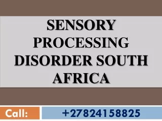 sensory processing disorder south africa