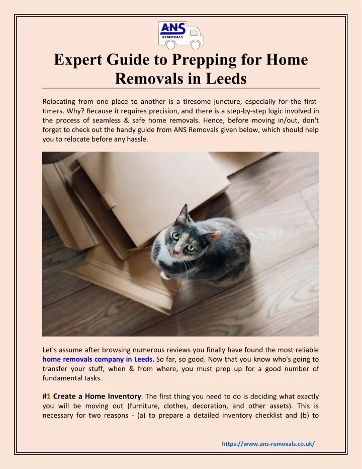expert guide to prepping for home removals