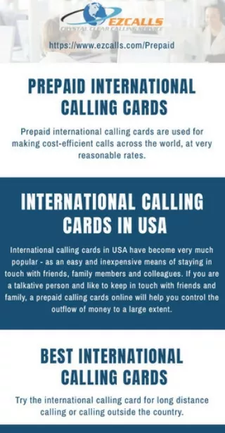 Buy International Calling Cards in USA