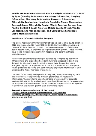 healthcare informatics market size analysis