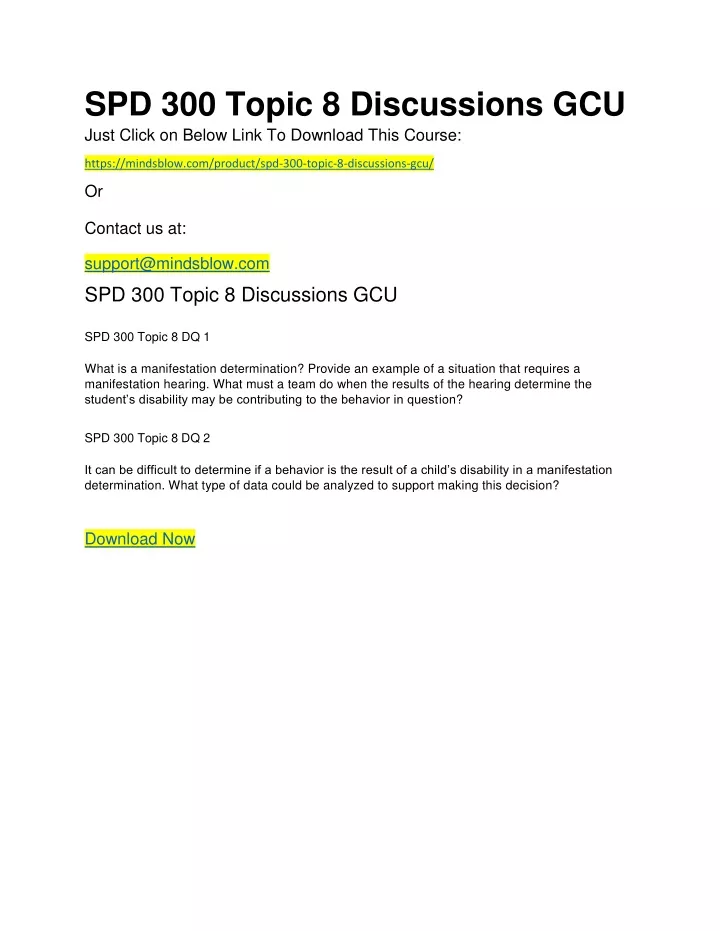 spd 300 topic 8 discussions gcu just click