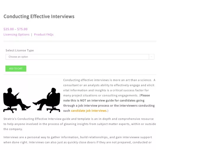 conducting effective interviews