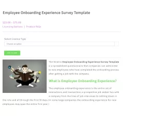 Employee Onboarding Survey Template