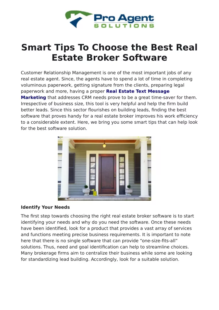 smart tips to choose the best real estate broker