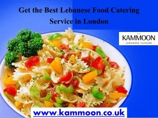 Get The Best Lebanese Food Catering Service In London