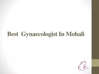 Best Gynaecologist in Mohali