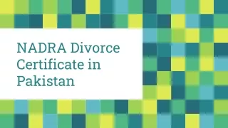 Get Know About Simple Way For Nadra Divorce Certificate in Pakistan