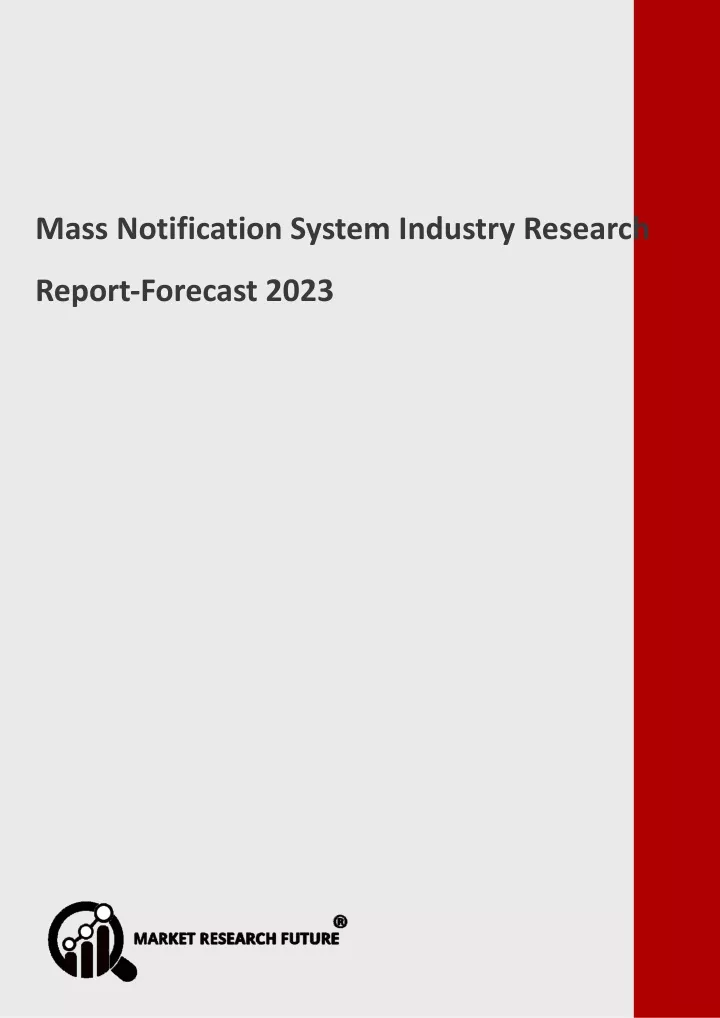 mass notification system industry research report