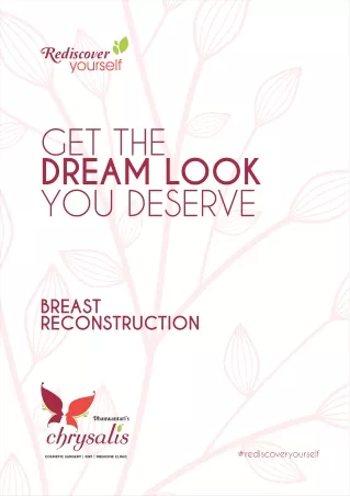 Breast Reconstruction Surgery - What it is, Benefits, Procedure, Risks and Much More