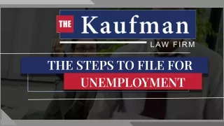 the steps to file for unemployment