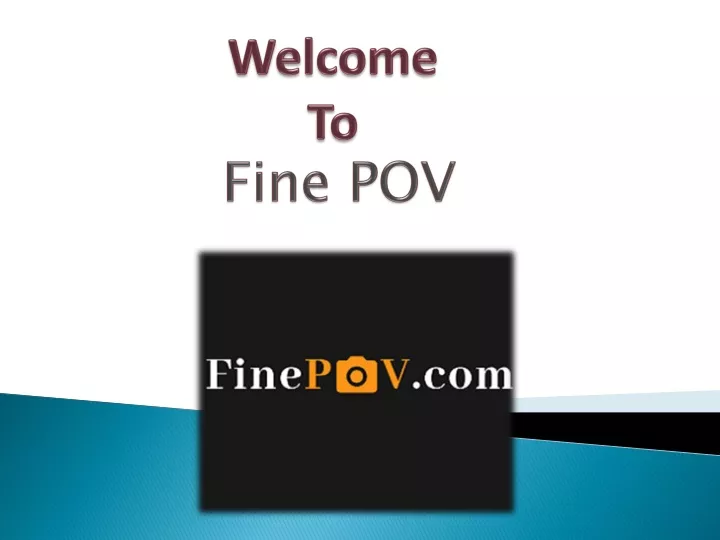welcome to fine pov