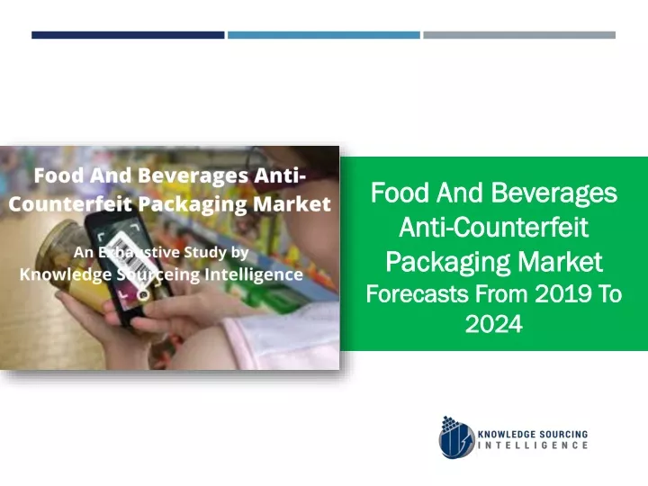 food and beverages anti counterfeit packaging