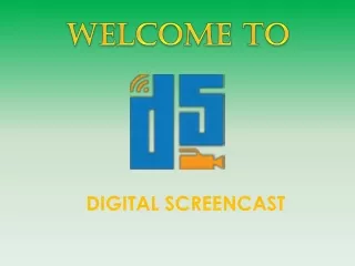 Digital Screencast – Video And Screen Capture Software